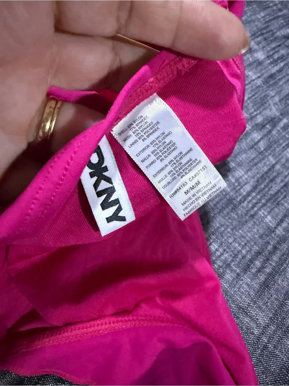 DKNY Hot Pink Women's Top - Picture 3 of 3